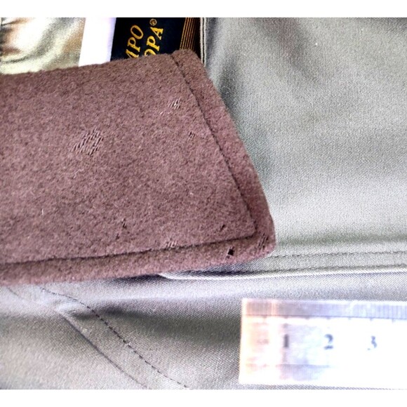 London Fog Tempo Europa Trench Overcoat Brown Khaki Belted Removable Liner 42 L - Picture 15 of 16